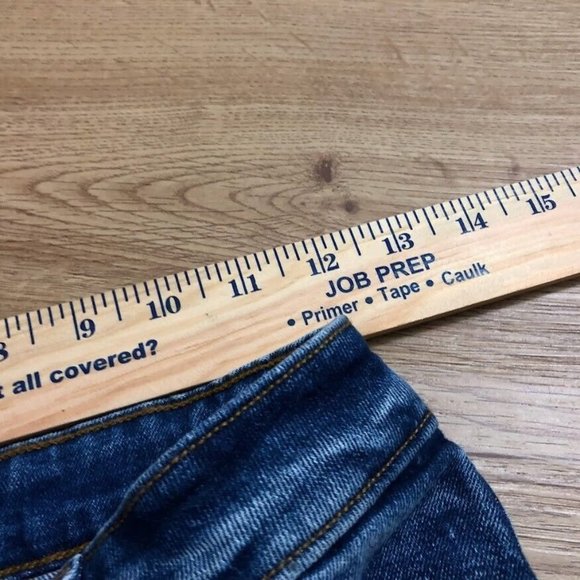 Abercrombie & Fitch The Mom High Rise Jeans 25 Raw Blue Medium Vintage Retro - Picture 6 of 10